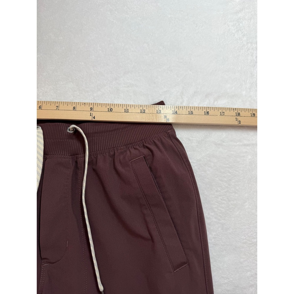 Vuori Meta Jogger Mens Small Mahogany Red Brown V436 Stretch Technical Pants - Picture 5 of 6